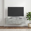 Væghængt TV-skab Betongrå 98 x 41 x 30 cm Konstrueret træ