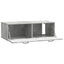 Væghængt TV-skab Betongrå 98 x 41 x 30 cm Konstrueret træ