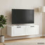 Væghængt TV-skab Hvid højglans 98 x 41 x 30 cm Konstrueret træ