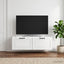 Væghængt TV-skab Hvid højglans 98 x 41 x 30 cm Konstrueret træ