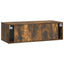 Væghængt TV-skab Røget eg 98 x 41 x 30 cm Konstrueret træ
