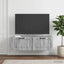 Væghængt TV-skab Grå sonoma-eg 98 x 41 x 30 cm Konstrueret træ