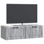 Væghængt TV-skab Grå sonoma-eg 98 x 41 x 30 cm Konstrueret træ