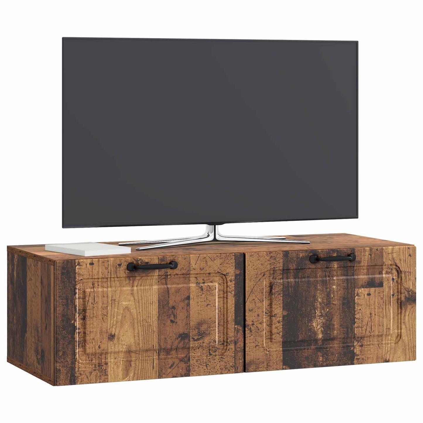 Væghængt TV-skab Gammelt træ 98 x 41 x 30 cm Konstrueret træ