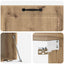 Væghængt TV-skab Artisan-eg 98 x 41 x 30 cm Konstrueret træ