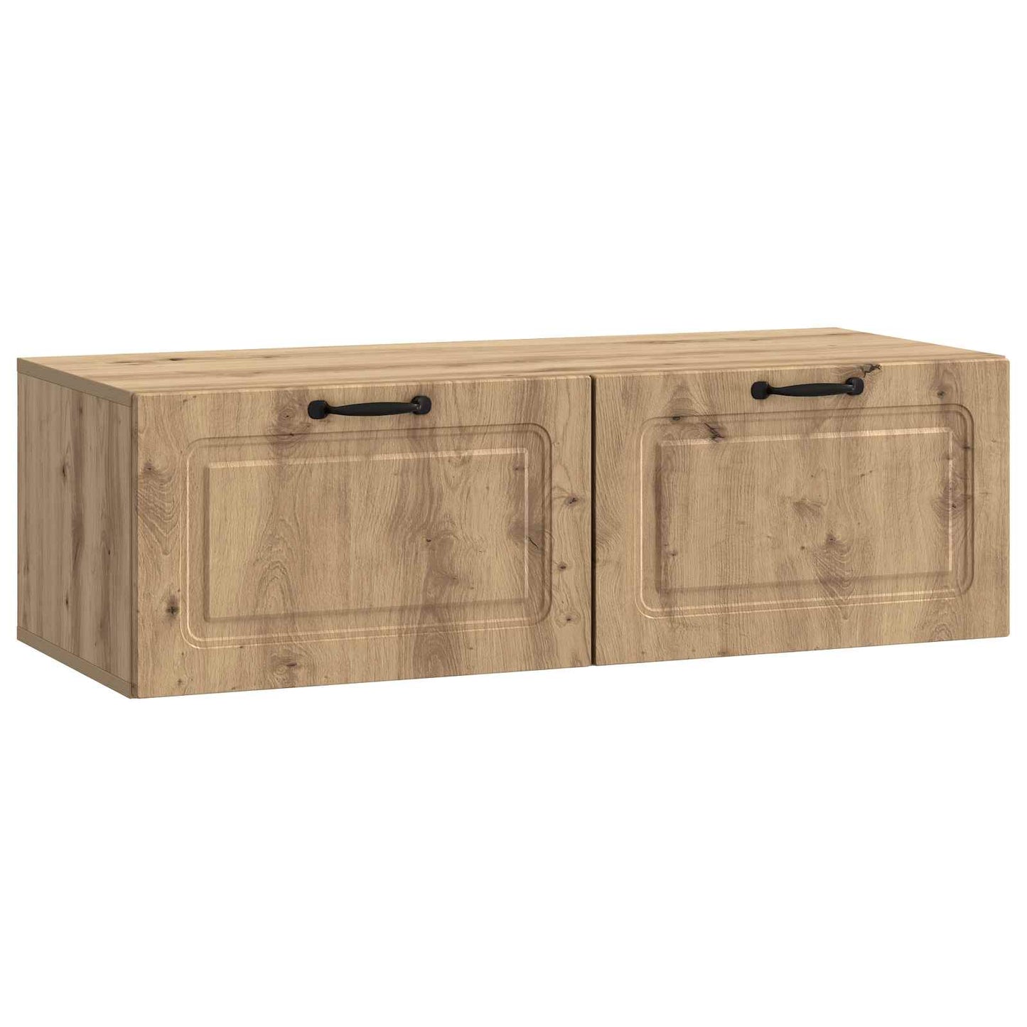 Væghængt TV-skab Artisan-eg 98 x 41 x 30 cm Konstrueret træ
