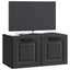 Væghængt TV-skab Sort 59,5 x 31 x 30 cm Konstrueret træ