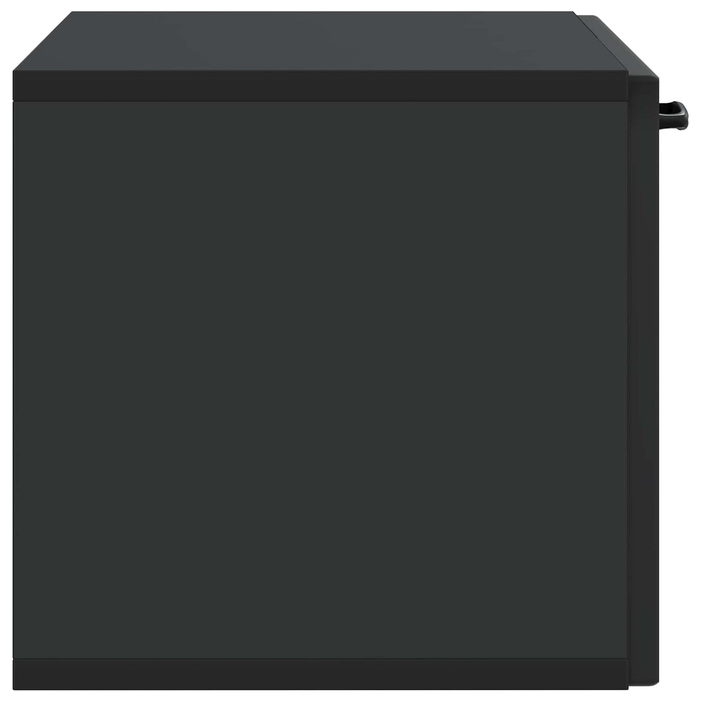 Væghængt TV-skab Sort 59,5 x 31 x 30 cm Konstrueret træ