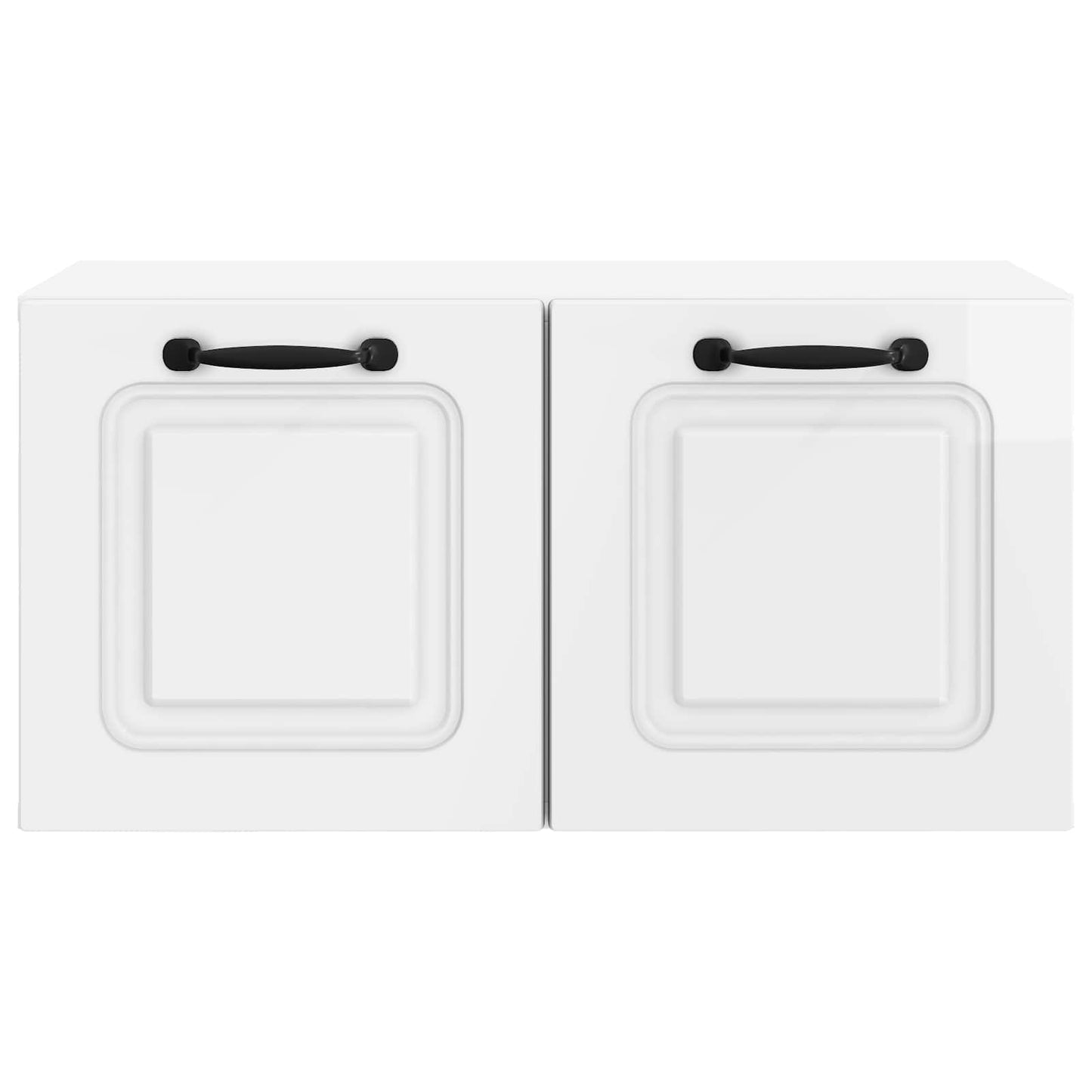 Væghængt TV-skab Vægmonteret Hvid højglans 59,5 x 31 x 30 cm