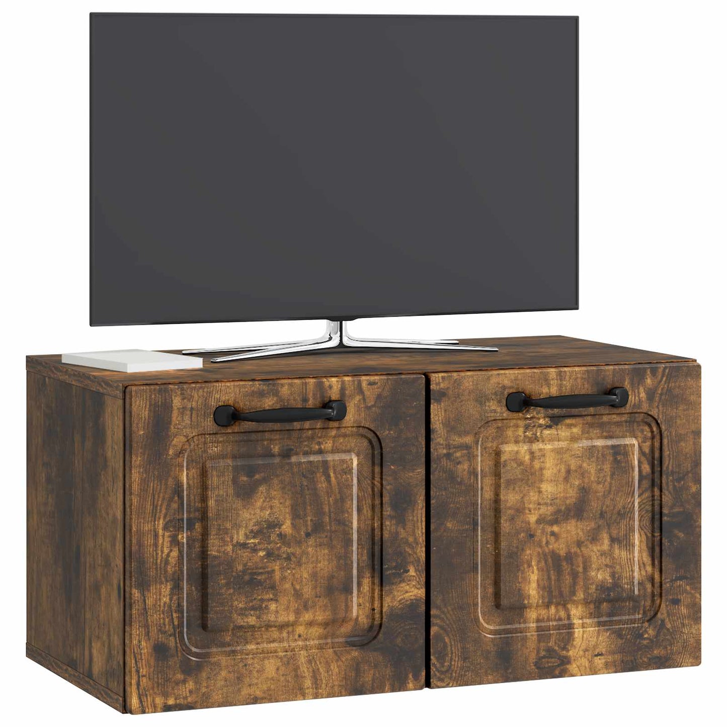 Væghængt TV-skab Røget eg 59,5 x 31 x 30 cm Konstrueret træ