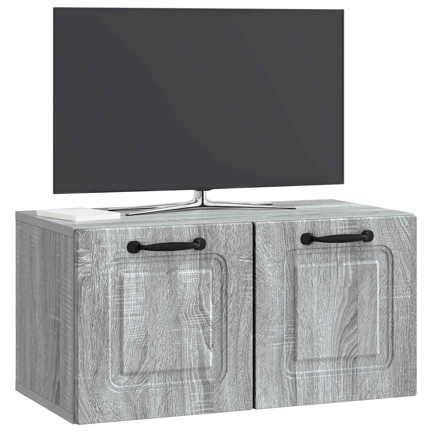 Væghængt TV-skab Vægmonteret Grå sonoma-eg 59,5 x 31 x 30 cm