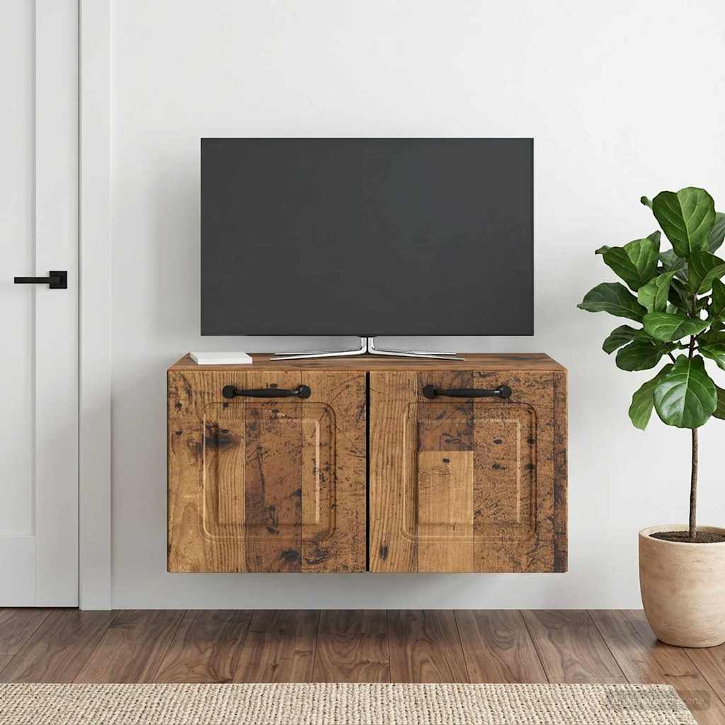 Væghængt TV-skab Gammelt træ 59,5 x 31 x 30 cm Konstrueret træ