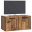 Væghængt TV-skab Gammelt træ 59,5 x 31 x 30 cm Konstrueret træ