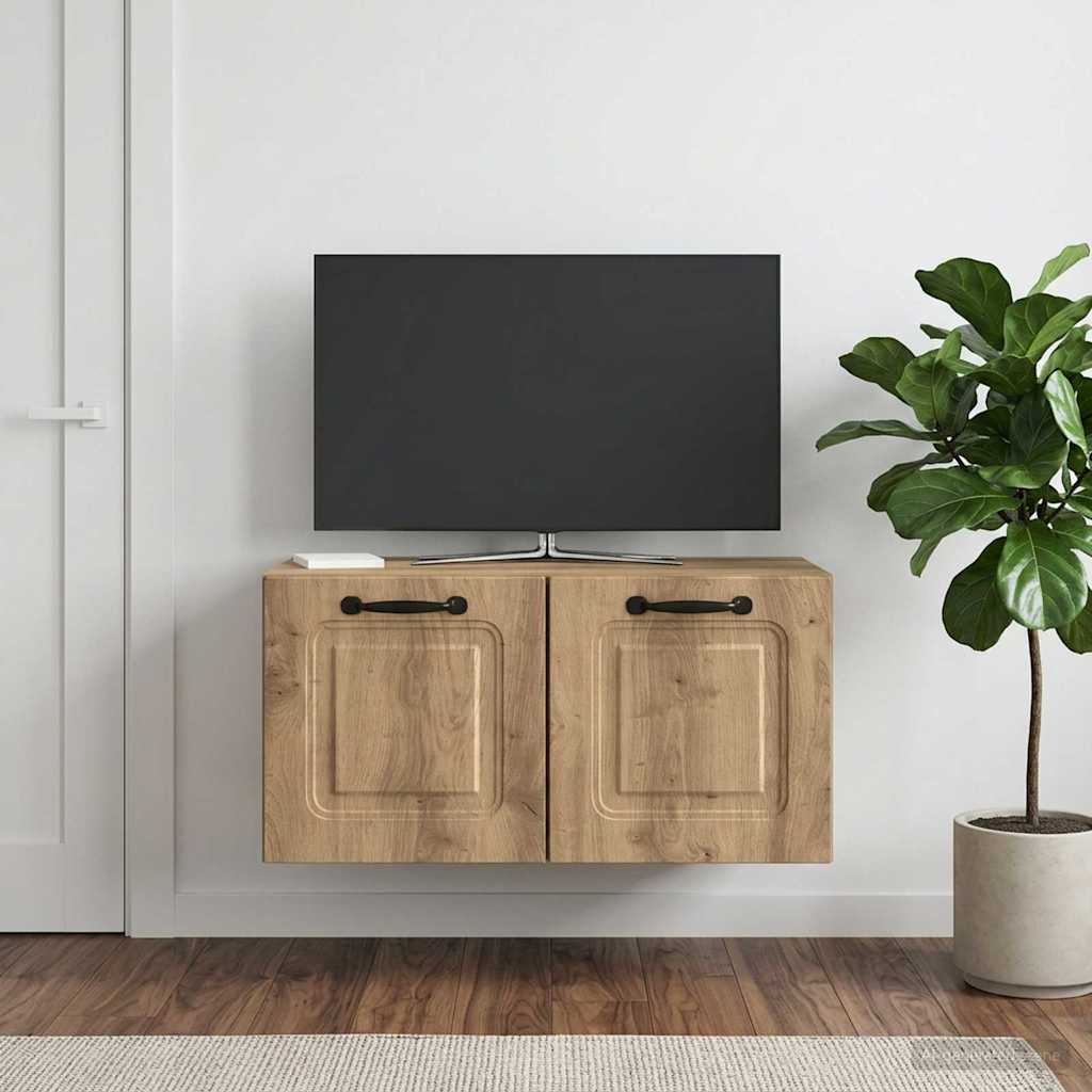 Væghængt TV-skab 59,5 x 31 x 30 cm Artisan-eg Konstrueret træ