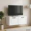 Væghængt TV-skab Hvid 78,5 x 31 x 30 cm Konstrueret træ