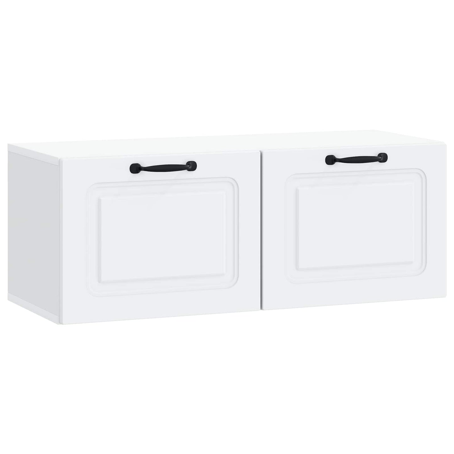 Væghængt TV-skab Hvid 78,5 x 31 x 30 cm Konstrueret træ
