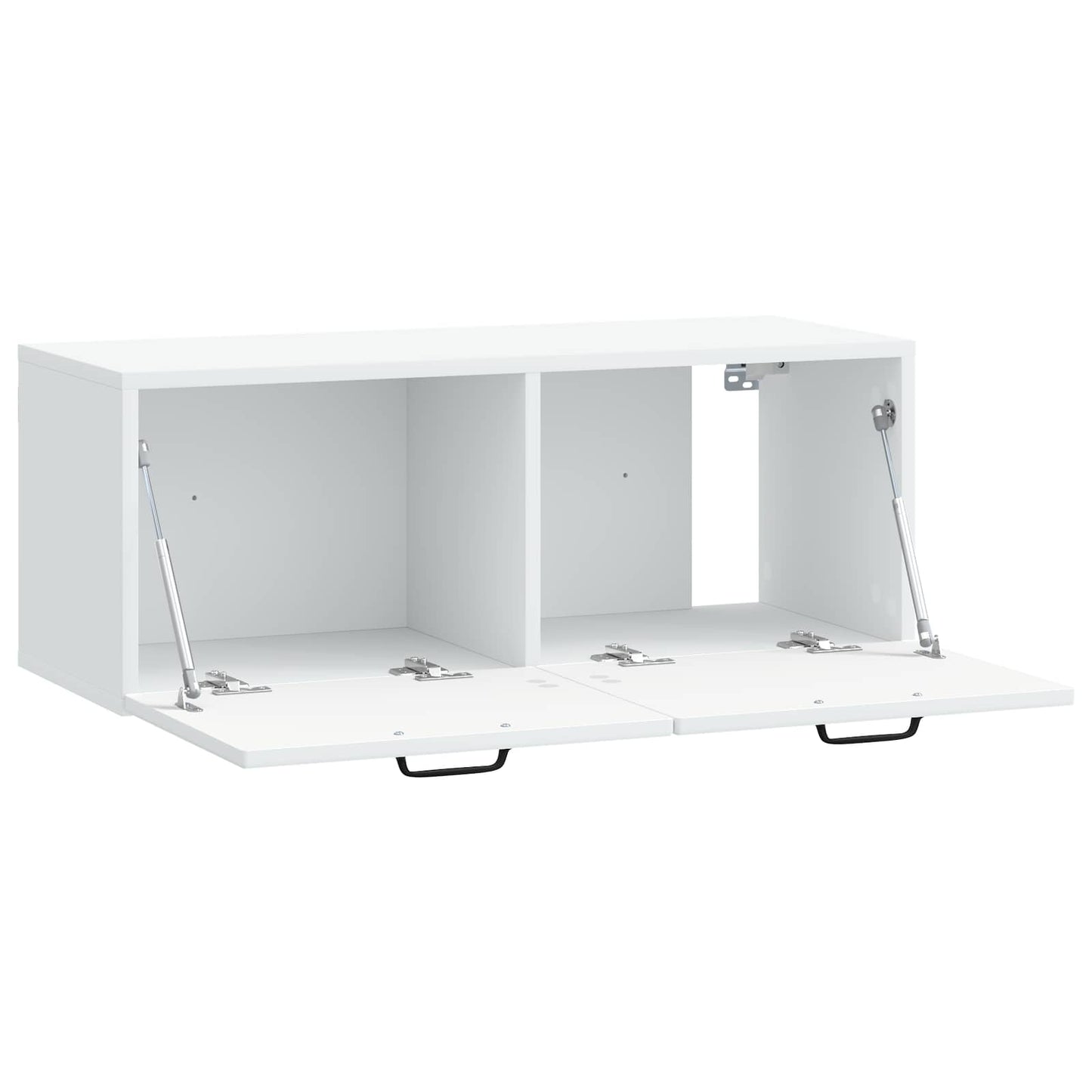 Væghængt TV-skab Hvid 78,5 x 31 x 30 cm Konstrueret træ