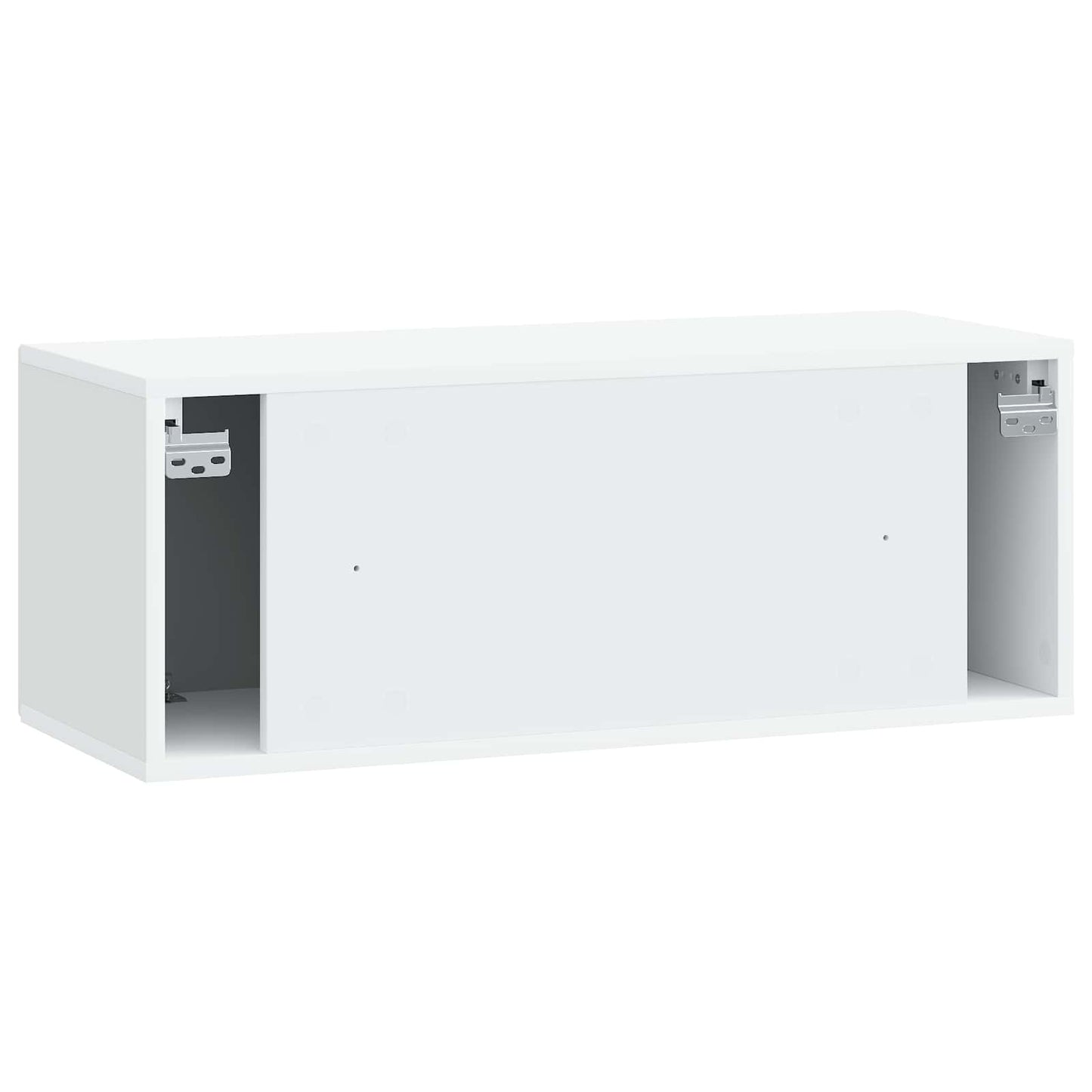 Væghængt TV-skab Hvid 78,5 x 31 x 30 cm Konstrueret træ