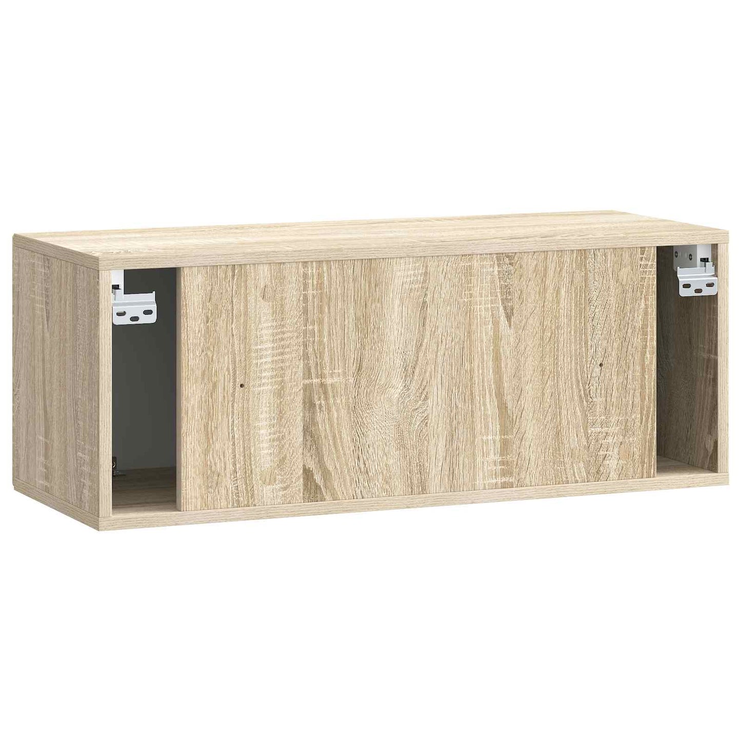 Væghængt TV-skab Sonoma-eg 78,5 x 31 x 30 cm Konstrueret træ