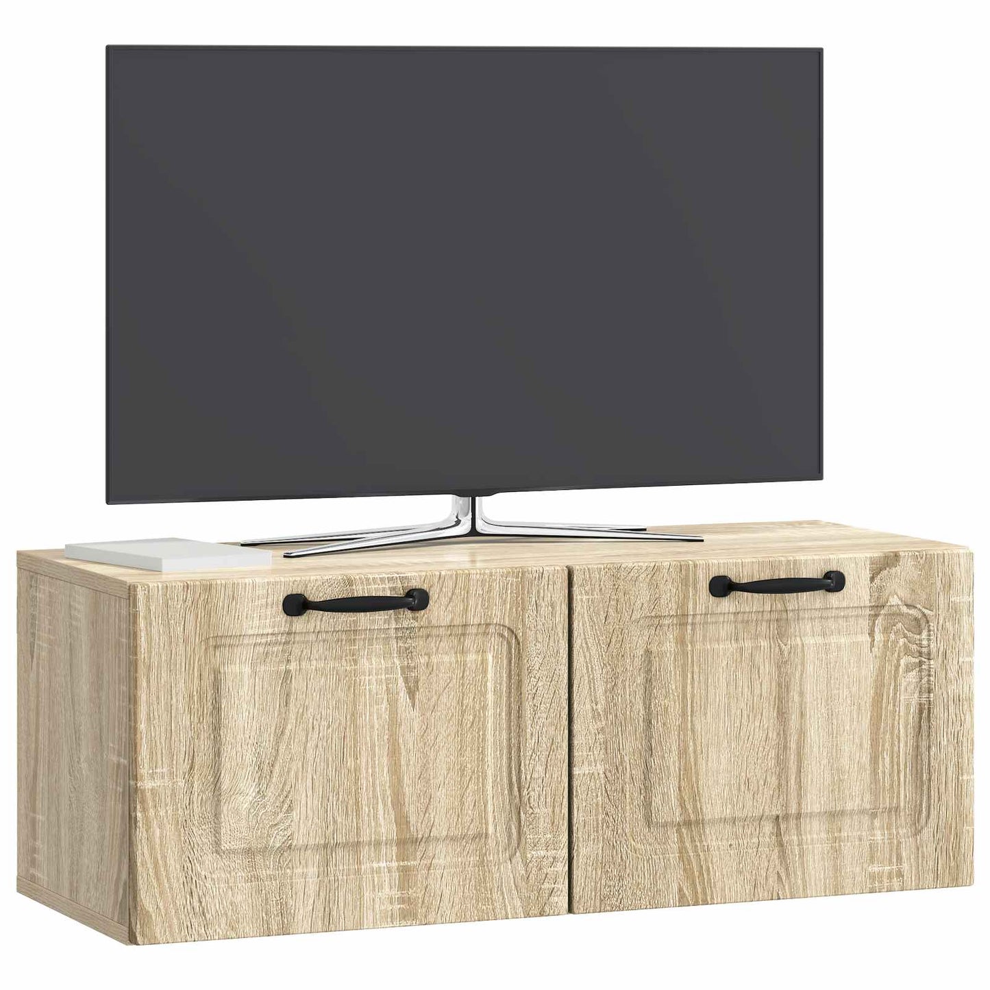 Væghængt TV-skab Sonoma-eg 78,5 x 31 x 30 cm Konstrueret træ