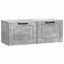 Væghængt TV-skab Betongrå 78,5 x 31 x 30 cm Konstrueret træ