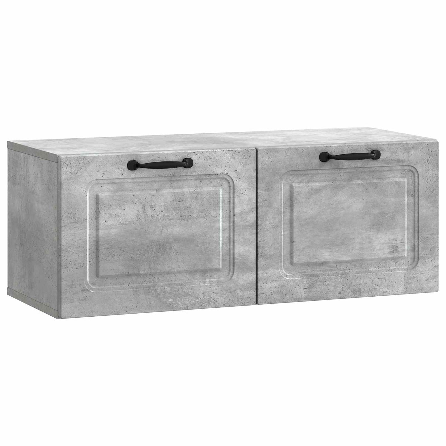 Væghængt TV-skab Betongrå 78,5 x 31 x 30 cm Konstrueret træ