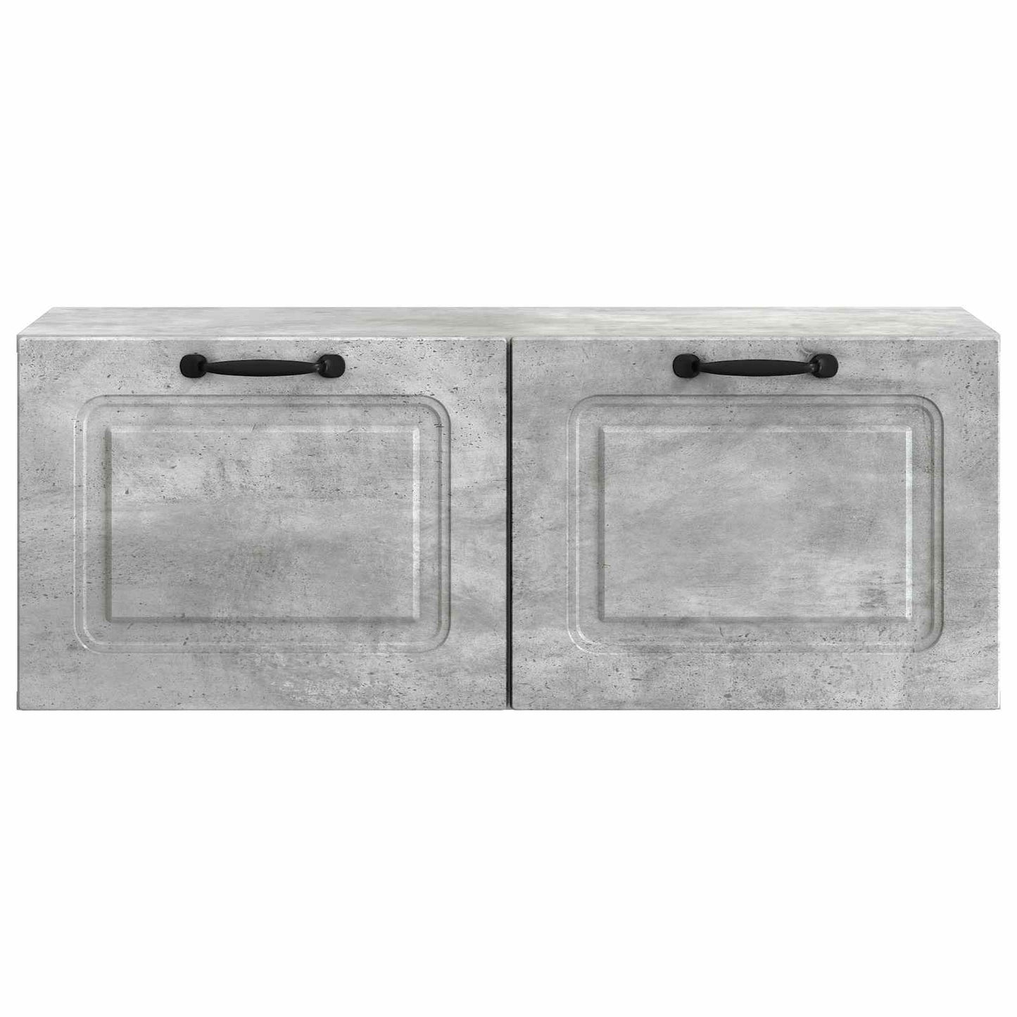 Væghængt TV-skab Betongrå 78,5 x 31 x 30 cm Konstrueret træ