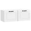 Væghængt TV-skab Vægmonteret Hvid højglans 78,5 x 31 x 30 cm