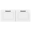 Væghængt TV-skab Vægmonteret Hvid højglans 78,5 x 31 x 30 cm