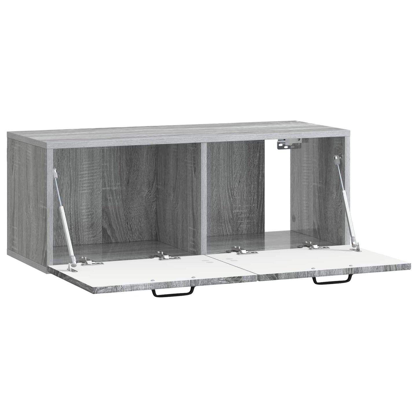 Væghængt TV-skab 78,5 x 31 x 30 cm Grå sonoma-eg