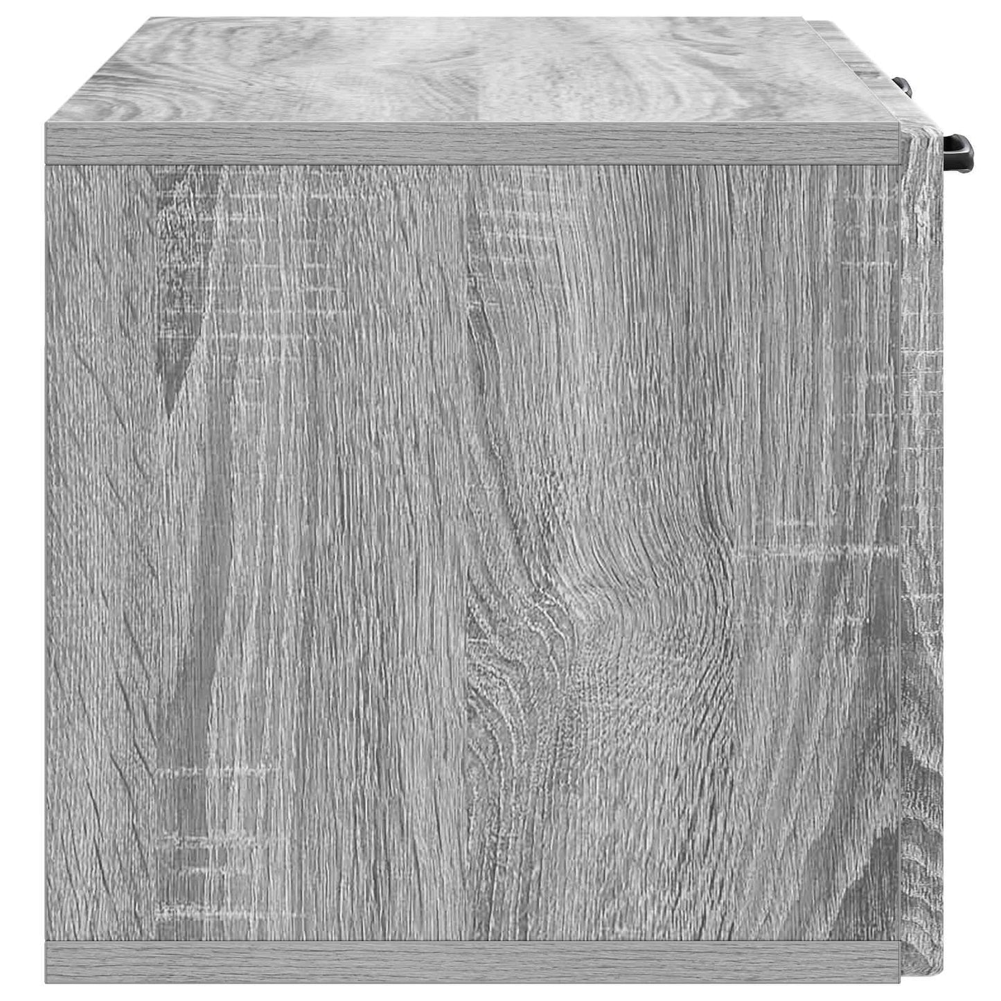 Væghængt TV-skab 78,5 x 31 x 30 cm Grå sonoma-eg