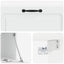 Væghængt TV-skab Hvid 98 x 31 x 30 cm Konstrueret træ