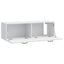Væghængt TV-skab Hvid 98 x 31 x 30 cm Konstrueret træ