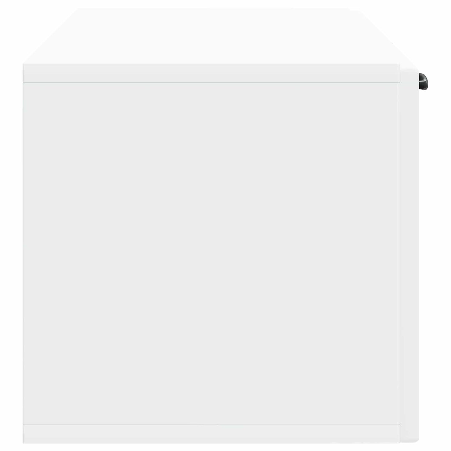 Væghængt TV-skab Hvid 98 x 31 x 30 cm Konstrueret træ