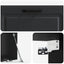 Væghængt TV-skab Sort 98 x 31 x 30 cm Konstrueret træ