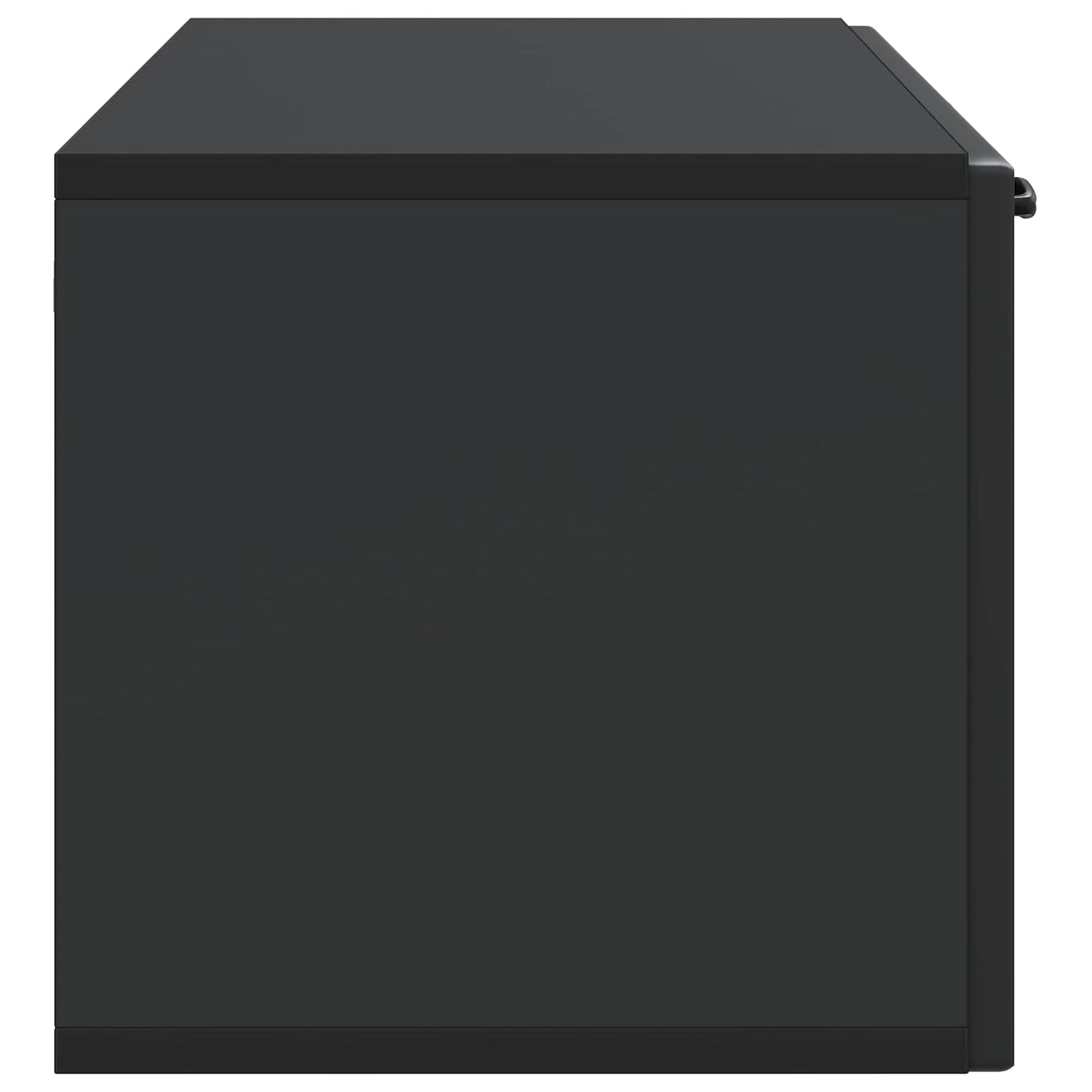 Væghængt TV-skab Sort 98 x 31 x 30 cm Konstrueret træ