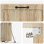Væghængt TV-skab Sonoma-eg 98 x 31 x 30 cm Konstrueret træ