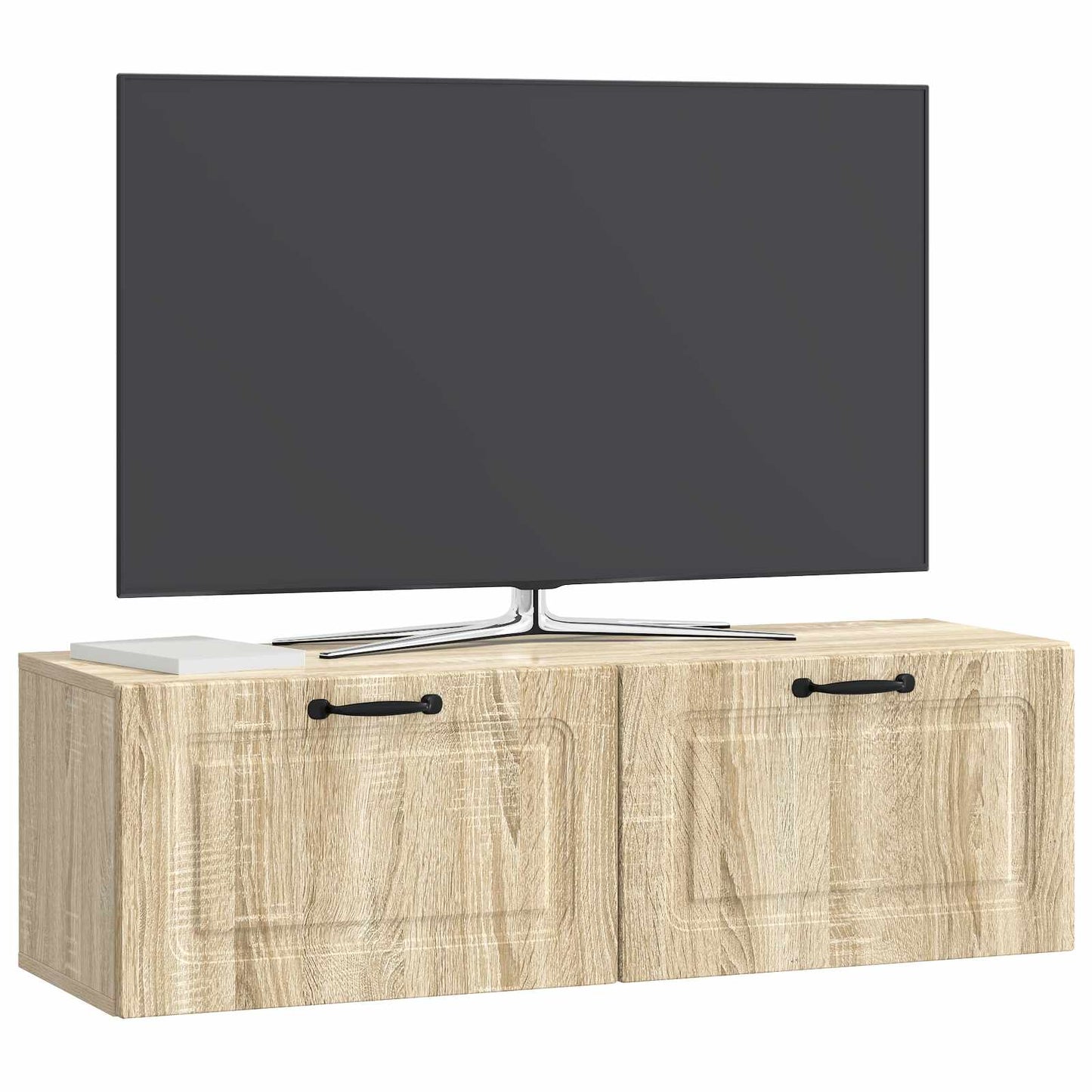 Væghængt TV-skab Sonoma-eg 98 x 31 x 30 cm Konstrueret træ