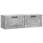 Væghængt TV-skab Betongrå 98 x 31 x 30 cm Konstrueret træ