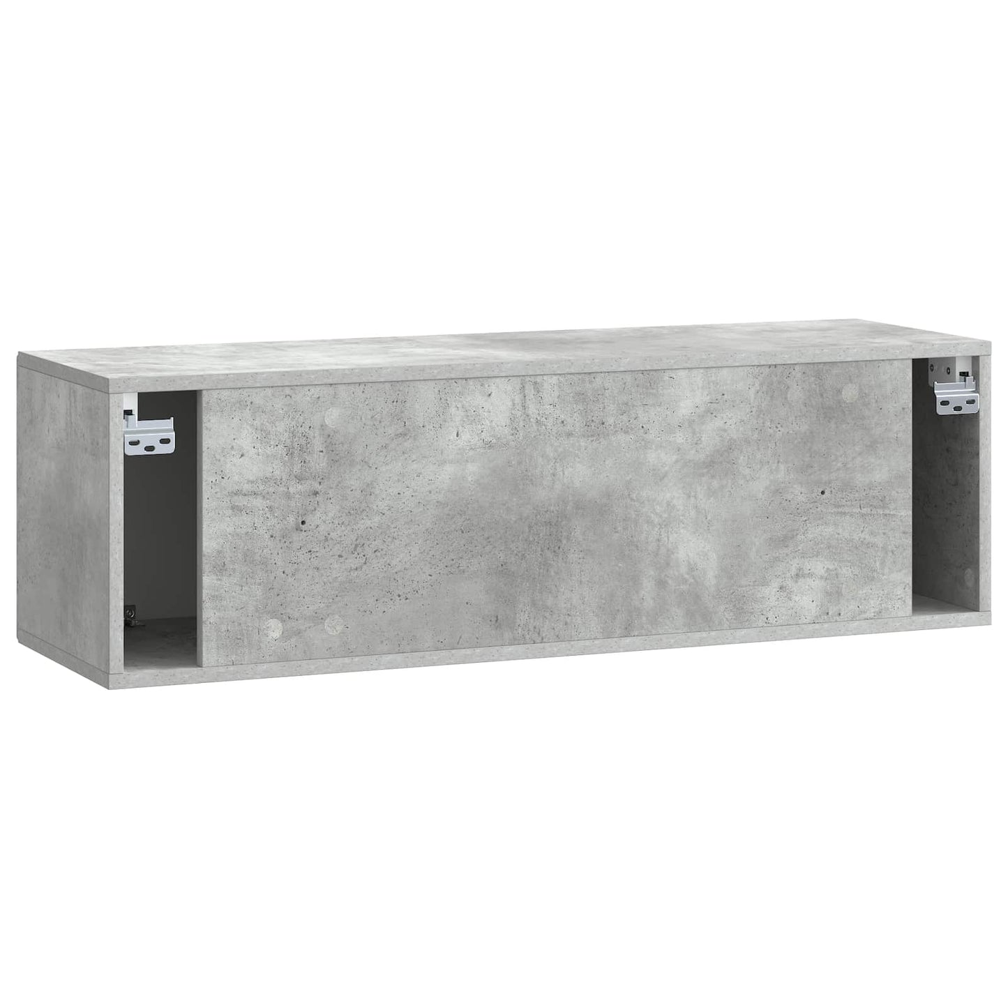 Væghængt TV-skab Betongrå 98 x 31 x 30 cm Konstrueret træ