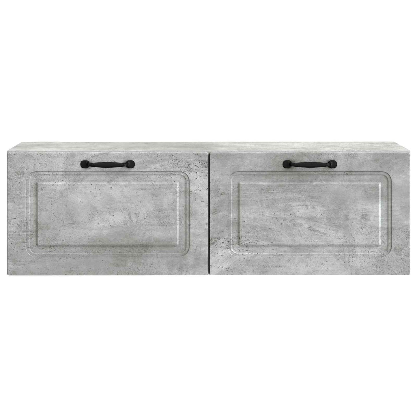 Væghængt TV-skab Betongrå 98 x 31 x 30 cm Konstrueret træ