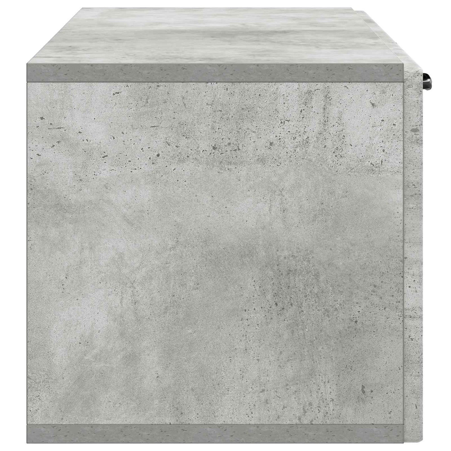 Væghængt TV-skab Betongrå 98 x 31 x 30 cm Konstrueret træ