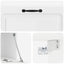 Væghængt TV-skab Hvid højglans 98 x 31 x 30 cm Konstrueret træ