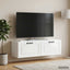 Væghængt TV-skab Hvid højglans 98 x 31 x 30 cm Konstrueret træ