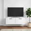 Væghængt TV-skab Hvid højglans 98 x 31 x 30 cm Konstrueret træ
