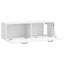 Væghængt TV-skab Hvid højglans 98 x 31 x 30 cm Konstrueret træ