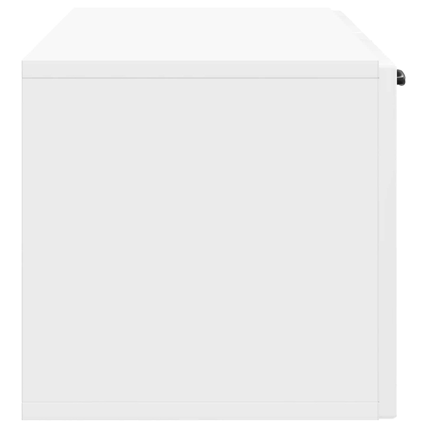 Væghængt TV-skab Hvid højglans 98 x 31 x 30 cm Konstrueret træ