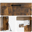 Væghængt TV-skab Røget eg 98 x 31 x 30 cm Konstrueret træ