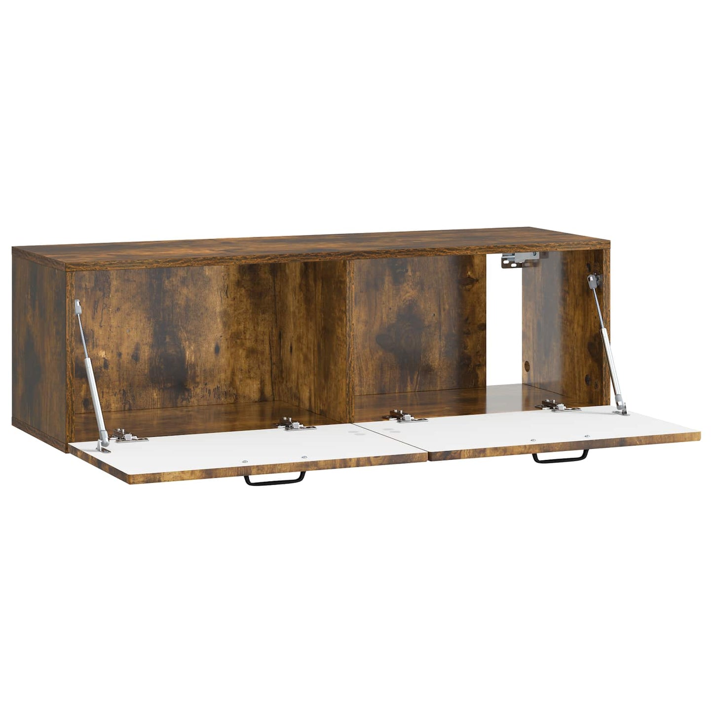 Væghængt TV-skab Røget eg 98 x 31 x 30 cm Konstrueret træ