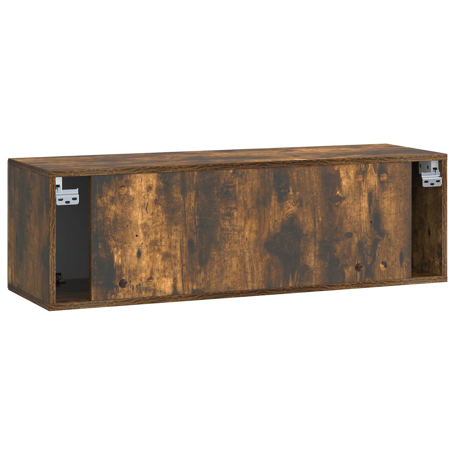 Væghængt TV-skab Røget eg 98 x 31 x 30 cm Konstrueret træ